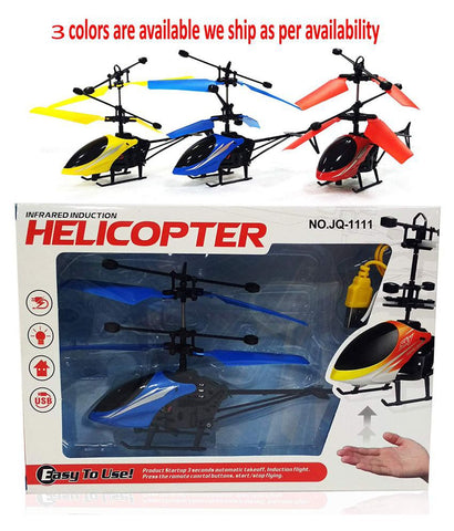 New Plastic Hand Induction Control Flying Helicopter Toy with Infrared Sensor, USB Charger