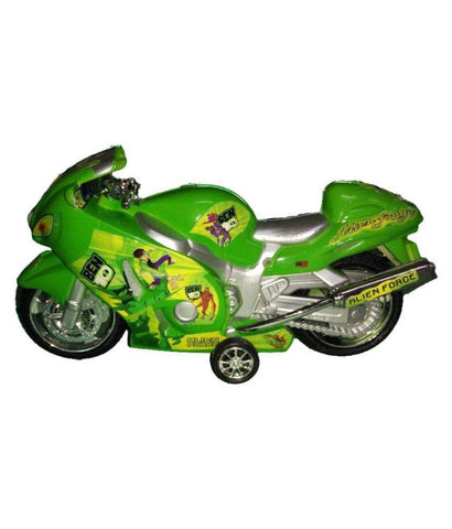 Dhawani Green Plastic Bike