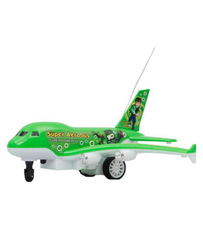 Dhawani Latest Ben 10 Aerobus Remote Plane (Green, White)