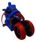 Planet of Toys 360° Caption America Avenger Stunt Bike with Shield for Kids, Children