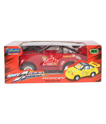 Planet of Toys Remote Control Racing Car With Opening Doors And Lights For Kids, Children