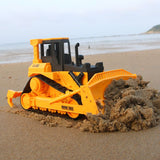 1Pc Track Dozer Machine Simulation Toy Car Yellow
